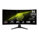 MSI MAG 346CQ 34 Inch LCD 180Hz UWQHD VA Curved Gaming Monitor