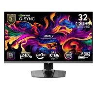 MSI MPG 322URX QD-OLED 31.5 Inch 4K UHD 240Hz Gaming Monitor