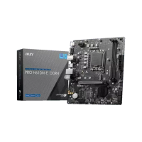 MSI PRO H610M-E DDR4 12th Gen & 13th Gen mATX Motherboard