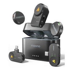 Maono Wave T5 Wireless Lavalier Microphone Combo