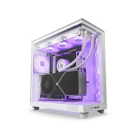 NZXT H6 Flow RGB Mid-Tower Airflow Casing - White