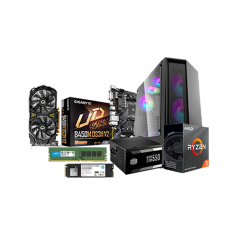 AMD Ryzen 3 4100  Gigabyte B450M DS3H Ram 8GB SSD 250GB Casing melody Peladn RX 580 8GB