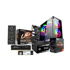 AMD Ryzen 5 4500 Motherboard B550M DS3H with 16GB RAM, 6GB Graphics Card 500GB SSD