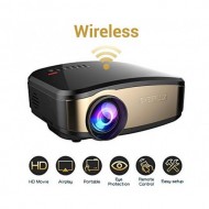 Cheerlux C6 Mini Led Tv Projector Support Android Wifi Wireless Airplay