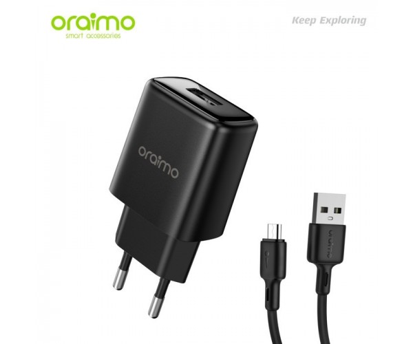 Oraimo OCW-E37S Tank 3 Wall Charger Micro USB Fast Charging
