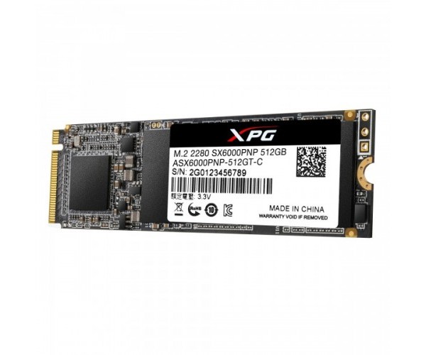 Adata XPG SX6000 Pro 512GB PCIe Gen3x4 M.2 2280 NVMe SSD