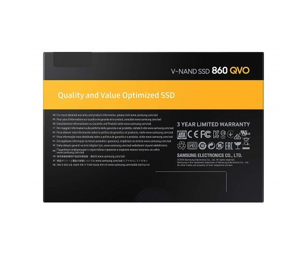 Samsung 860 QVO 1TB 2.5 Inch SATA III SSD
