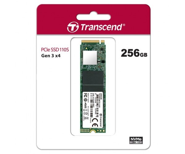 Transcend 110S 256GB M.2 (M-Key) PCIe SSD Drive