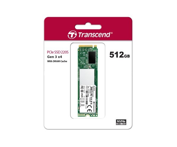 TRANSCEND 220S 512GB NVME PCIE M.2 SSD