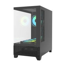 PC Power Sea View V2 PG-H35 BK Mid Tower Black ATX Gaming Casing