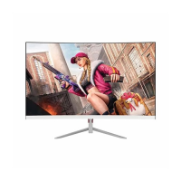  PC Power PCG24F180CW 23.8 Inch 180Hz VA White Curved Borderless Monitor
