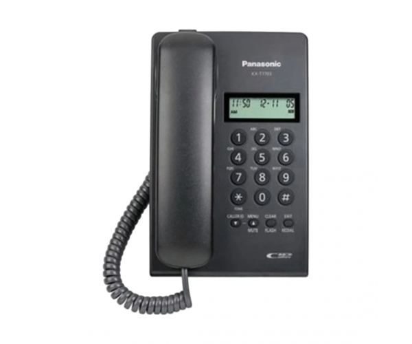 Panasonic KX-T7703 Black Corded Phone Set #KX-T7703X, KX-T7703SX