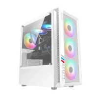 Power Train PT-701W ATX Gaming Case (White)