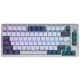 Royal Kludge RK H81 Tri Mode RGB Hot Swap (Blue Switch) White Night Mechanical Gaming Keyboard