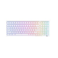 Royal Kludge RK 98 Tri Mode RGB Hot Swap (Brown Switch) White Mechanical Gaming Keyboard