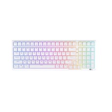 Royal Kludge RK 98 Tri Mode RGB Hot Swap (Brown Switch) White Mechanical Gaming Keyboard