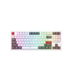 Royal Kludge RK R87 RGB Wired Hot Swap (Red Switch) White Mechanical Gaming Keyboard