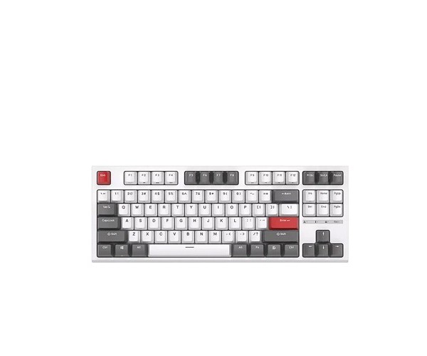 Royal Kludge RK R87 RGB Wired Hot Swap (Red Switch) White Mechanical Gaming Keyboard
