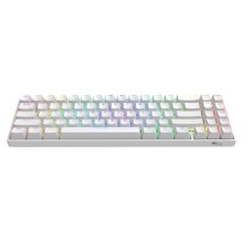 Royal Kludge RK71 Dual Mode RGB White Mechanical Gaming Keyboard (Red Switch) 