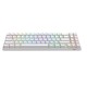 Royal Kludge RK71 Dual Mode RGB White Mechanical Gaming Keyboard (Red Switch) 