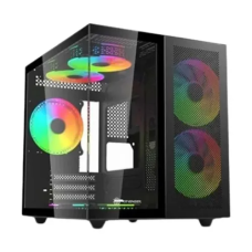 Revenger DUO Dynamic Mini Tower Full-View Micro-ATX ARGB Casing