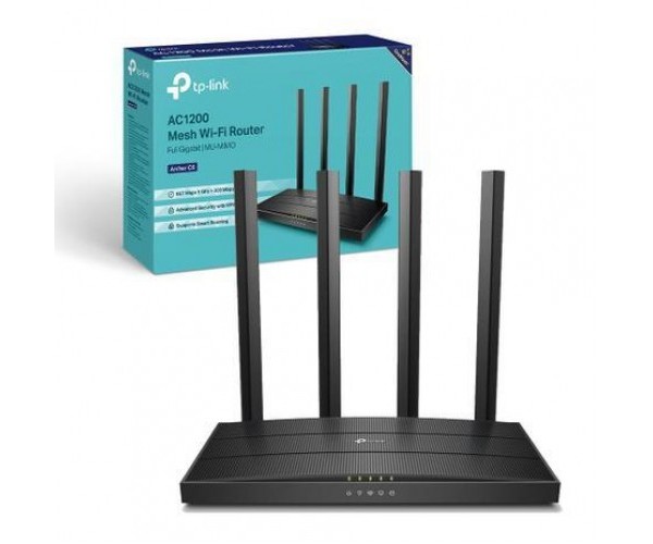 TP-Link Archer C6 AC1200 1200mbps Wireless MU-MIMO Gigabit Router  (US Version-3.20)