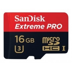 SanDisk Extreme Pro 16GB MicroSDHC UHS-1 Flash Memory Card