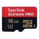 SanDisk Extreme Pro 16GB MicroSDHC UHS-1 Flash Memory Card