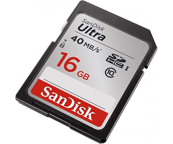 SanDisk Ultra SDHC/SDXC 16GB Memory Card