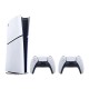 Sony PS5 Slim Digital Edition Black & White Gaming Console with 2x Wireless Controller