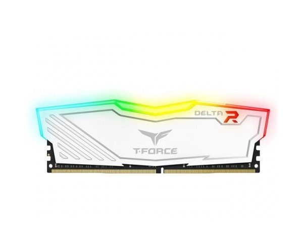 TEAM T-Force DELTA RGB White 16GB 3200MHz DDR4 Gaming Desktop RAM