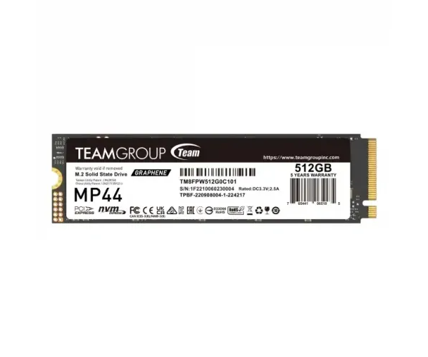 Team MP44 512GB M.2 PCIe Gen4 NVMe SSD