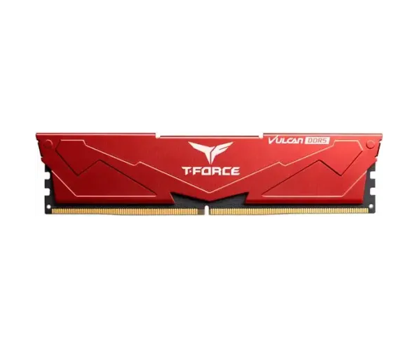 TEAM VULCAN RED 8GB DDR5 5200MHz Gaming Desktop RAM