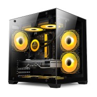 TECH POWER TM101 Gaming Case with 5 ARGB Fan – Black