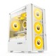 TECH POWER TM201 Gaming Case with 4 ARGB Fan – White