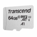 Transcend 300S 64GB MicroSDXC/SDHC UHS-I U1 Memory Card without Adapter