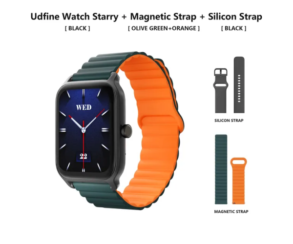 Udfine Watch Starry 1.8” IPS HD Display Bluetooth Call Smartwatch