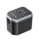 Vention FJCB0 3-Port  Universal Travel Adapte 