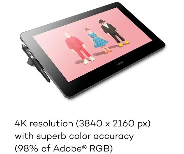 Wacom Cintiq Pro 16 Inch UHD 22ms Creative Pen & Touch Graphics Tablet
