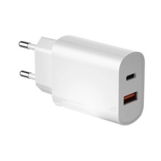 Wiwu 20W USB & USB-C White Wall Charger (Wi-U002)