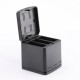 TELESIN Battery Charger Box with 3pcs Batteries for GoPro Hero 8 Black Hero8 6 5 7 Black