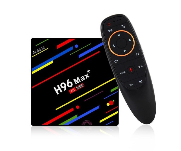H96 Max Plus RK3328 4GB RAM, 32GB ROM TV BOX With voice Remote