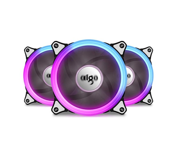 AIGO AURORA C3 KIT 3 PACK 120MM RGB CASE FAN
