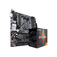 AMD Ryzen 5 5600G Processor with Radeon Graphics & GIGABYTE AMD B450 AORUS M RGB GAMING MOTHERBOARD