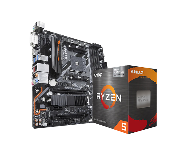 AMD Ryzen 5 4600G Processor & Gigabyte B450 Aorus M Motherboard Combo