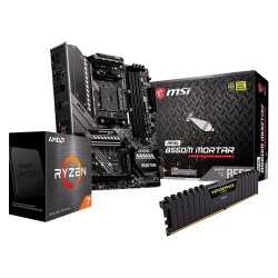 AMD RYZEN 7 5700G PROCESSOR & MSI MAG B550M MORTAR MOTHERBOARD WITH CORSAIR VENGEANCE LPX 8GB DDR4 3200MHZ COMBO