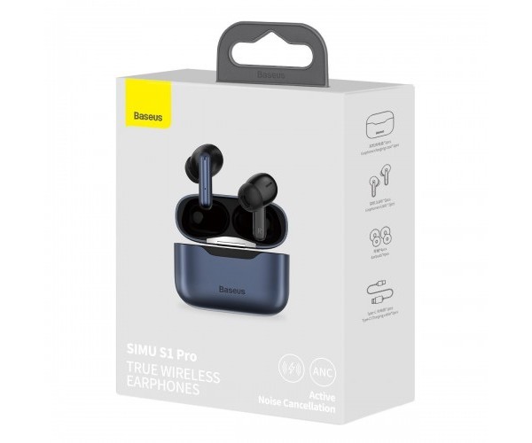Baseus SIMU S1 Pro ANC True Wireless Earbuds Tarnish
