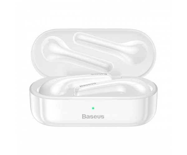 Baseus W07 Encok TWS True Bluetooth Dual Earbuds White