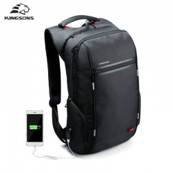 Kingsons Anti-theft Backpack External USB Charge Computer Backpacks