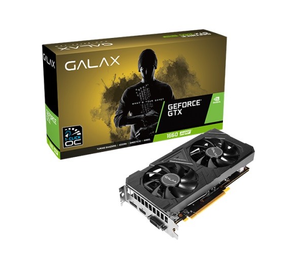 Galax GeForce GTX 1660 Super EX (1-Click OC) 6GB GDDR6 192-bit Graphics Card